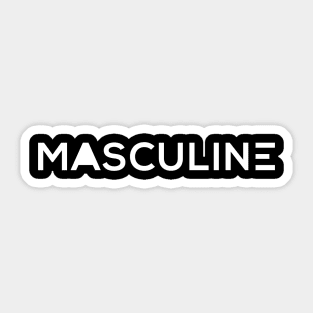 MASCULINE BABY Sticker